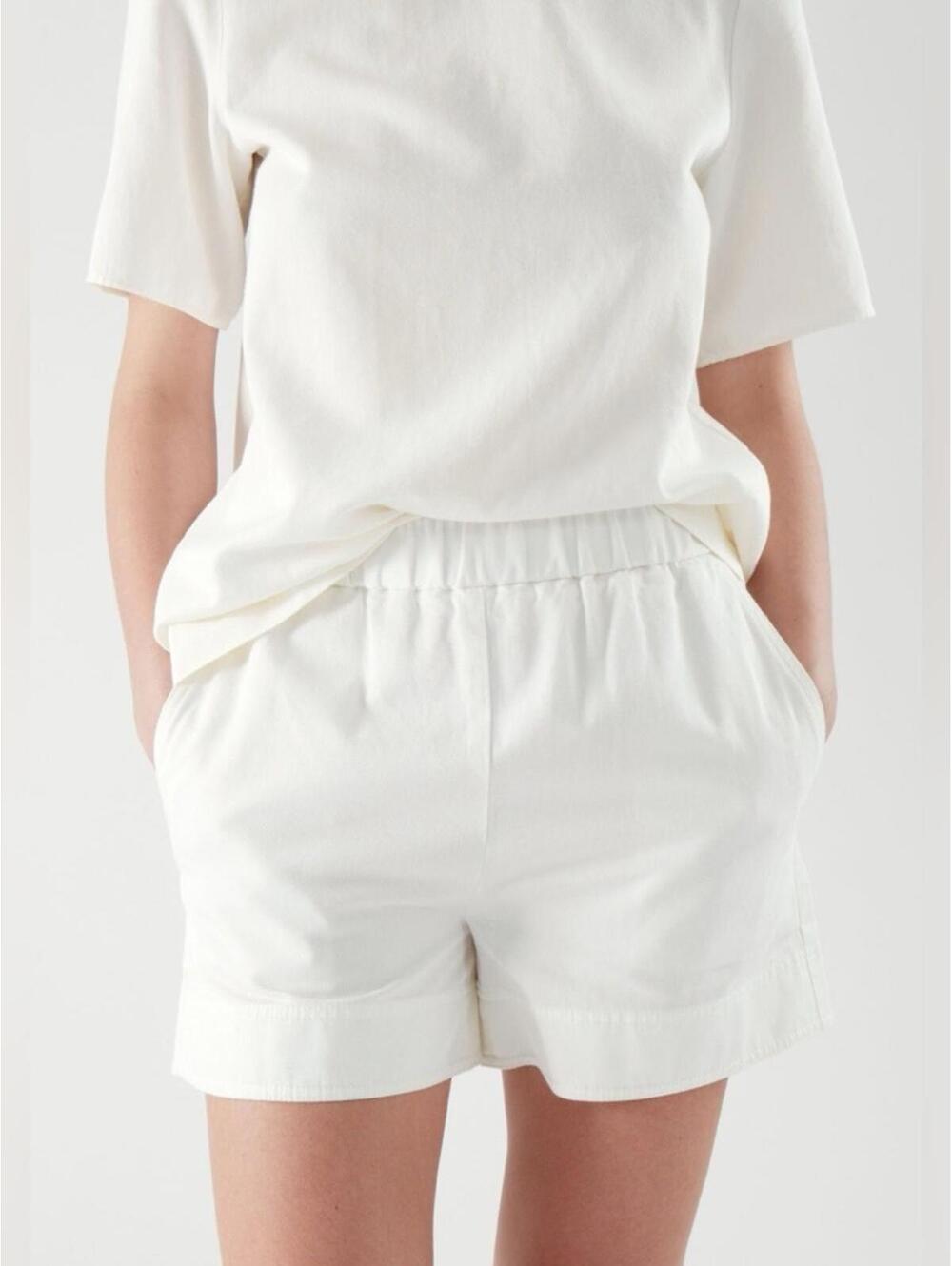 COS Cotton Linen Shorts